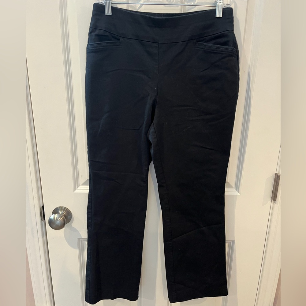 Croft & Barrow The Effortless Stretch Black Pant Size 6p